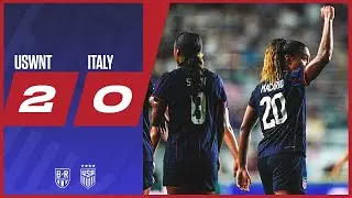 USWNT Beat Italy Again | USWNT 2-0 Italy | Official Highlights