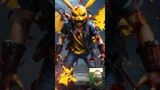 Pikachu but zombie part 138 Ghost man #ghost #pikachu #zombieshorts #pokemon