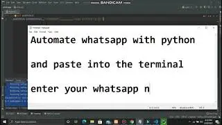 Automate WhatsApp message || Hack WhatsApp || WhatsApp trick || Learn Python || Python Project