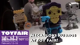 MegaBloks Kubros Block Figures on Display at Toy Fair 2016
