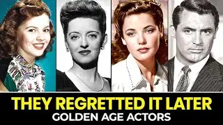 10 Famous Actors Who Regretted Their Golden Age Roles
