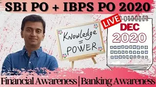 Financial Awareness | Banking Awareness | December 2020 for SBI PO | IBPS PO