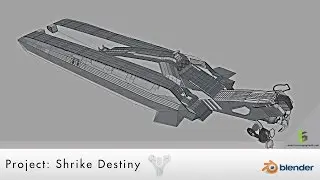 BLENDER | SPEED MODELING | SHRIKE DESTINY