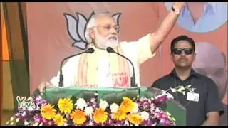 PM praising Assam CM candidate Sarbananda Sonowal for his talent, hard work & simplicity, 26.03.2016