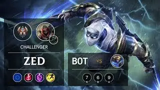 Zed Bot vs Ezreal - EUW Challenger Patch 9.14