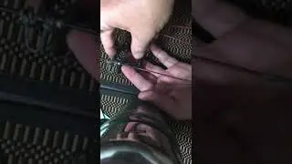 Replace stock cable guide with  roller cable guide Bowtech knight
