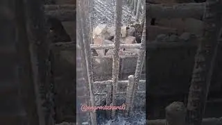 Concrete wire mesh stopper #civilengineering #construction #steelfixing #concrete