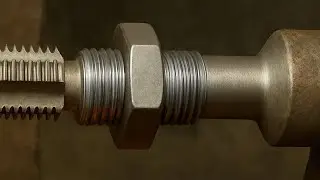 Precision Thread Cutting on Lathe | Metal Thread Tool in Action