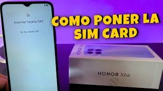 HONOR X6A ☑️ Instalar SIM CARD y MICRO SD Dual SIM Correctamente