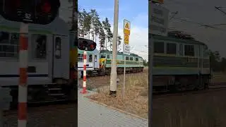 Przelot EP07-361 GWAREK na relacji Ustka-Katowice, okolice Leszna #pkp #pociąg #intercity #ep07