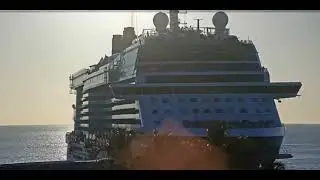 Cruise ships American Pioneer & Celebrity Silhouette depart Key West docks at 1700 05jan2026