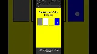 "Unleash JavaScript's magic: colors, BMI, clocks, and games! 🌈💪 #JavaScriptFun #CodeMagic#shorts