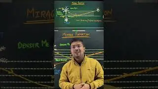 Mirage Formation| Class-12| #infinity_bhaiya #shorts