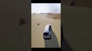 driving in desert #shorts