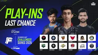 TEC Challenger Series 2025 FFM | Play-Ins | Day 4 ft. @tuxbhai @tahirfuegoFF