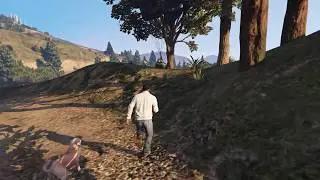 Grand Theft Auto V - Talking to Ghost Dog