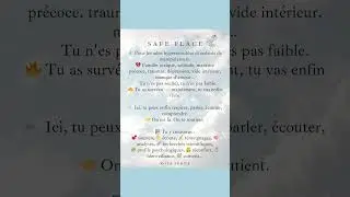 Bienvenue ❤️&zwj;🩹 #safeplace #s&eacute;curit&eacute; #comprendre #manipulateur #familletoxique