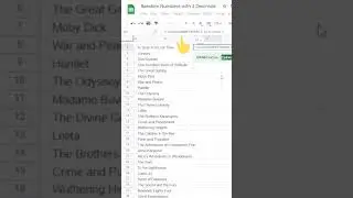 Create random numbers with 2 decimals in #googlesheets #spreadsheet #spreadsheethelp #howto