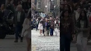 Edinburgh high street view