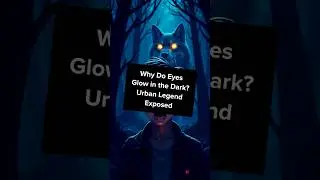 Why Do Eyes Glow in the Dark? Science vs Myth #Science #Horror #Myth