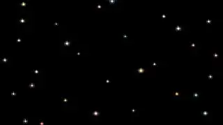 Animated Flashing Lights Stars Overlay - 4K Background Video