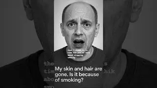 Your skin is screaming !!  #SmokingSideEffects   #GrayHairWoes #MalePatternBaldnes #SmokingAndSkin