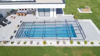 Paradiso Pool&uuml;berdachung meets Leidenfrost Pool