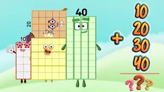 NUMBERBLOCKS ADDITION | ADDING UP RANDOM NUMBERS | LEARN TO COUNT | hello george