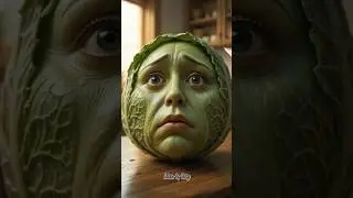 &ldquo;Can You Cut This Talking Cabbage? 🥬😂 | Funny Vegetable Reactions&rdquo;#Crazy vegetable face #funnyfood