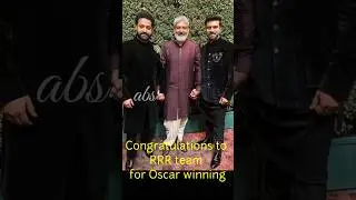 Congrats to RRR Team ,💯👍👌✨⭐ #oscars #rrr #shorts #viral#ramcharan #ntr