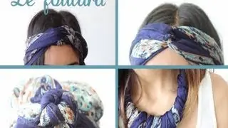 4 façons de porter votre foulard en soie - 4 ways to wear your silk scarf