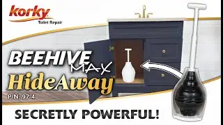 The BEEHIVE MAX&reg; Toilet Plunger and Holder by Korky