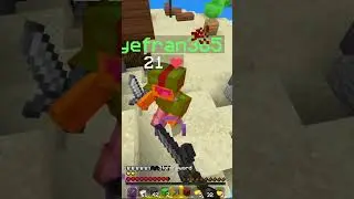 COMBEANDO EN HYCRAFT BEDWARS! #Shorts #Minecraft