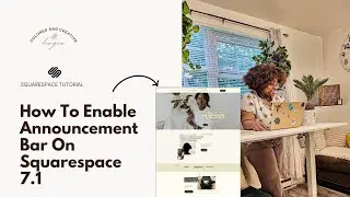 Squarespace Tips: Add an Announcement Bar to Your Website (2025 Tutorial) #squarespace