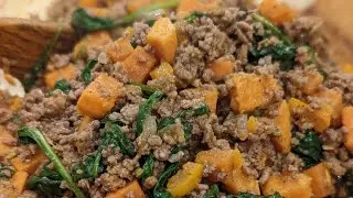 Как приготовить рецепт говяжьего хэша со сладким картофелем