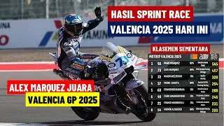 MotoGP Valencia Sprint Race Results Today: Alex Marquez Wins | 2025 MotoGP Valencia Race Schedule