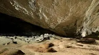 Monumental Pre-historic Monsters Mylodon Cave - Torres del Paine, Patagonia, Chile