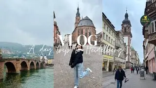 A day trip to Heidelberg! 💖 | Travel Vlog | Germany |