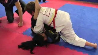 Cecilia Marie Medilo - Gold medal match Calgary BJJ Fight Club Nov 2011