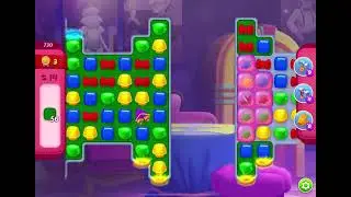 HomeScapes Level 730 no boosters (22 moves)