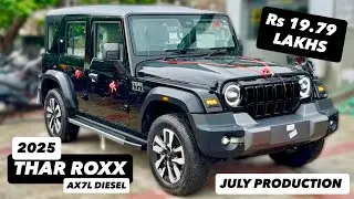 2025 THAR ROXX AX7L DIESEL MANUAL WITH KEYLESS ENTRY ❤️ Rs19.79 LAKHS 😍 NEW 2025 UPDATED THAR ROXX