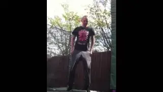 Pants fall down an get caught on the net in attempted backf