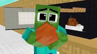 Дети монстры анимация Майнкрафт Вампиры Зомби / Babys monsters Zombie Vampire Animations minecraft
