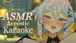 【ASMR】Acoustic songs and lullabies ⏾ singing/humming for a rejuvenating sleep 💤