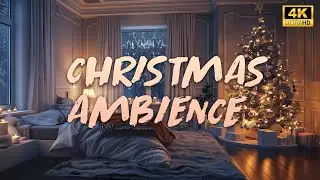 Christmas ASMR: Snowfall, Gentle Wind, & Sleigh Bells | Cozy Holiday Ambiance for Relaxation & Sleep