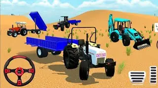 Drive JCB 🔥❤and Unloading Stone From Dumper 🥰 in Games 🎮 #jcb #tractor #games  #truck #dj