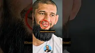 The secret behind Khamzat Chimaev lip shape #shorts