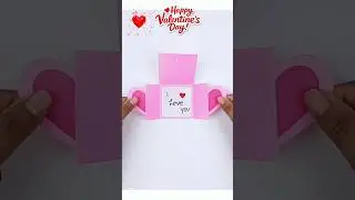 Easy Valentines Day Craft Ideas 💝 | DIY Valentine Gift | Paper Craft #shorts