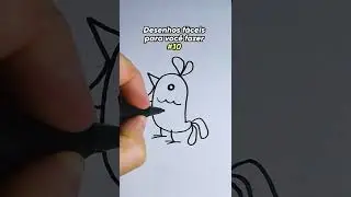 Desenhos f&aacute;ceis para voc&ecirc; fazer #10 (Galo)