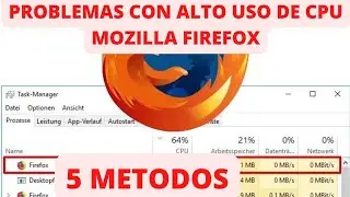 SOLUCIONAR PROBLEMAS ALTO USO DE CPU DE MOZILLA FIREFOX